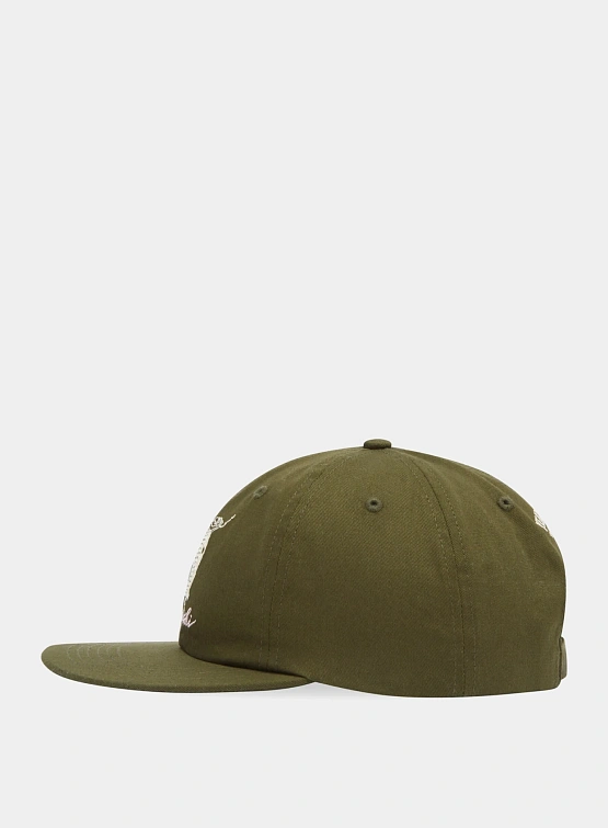 Кепка MAHARISHI 1454 Year Of The Snake 6 Panel Olive
