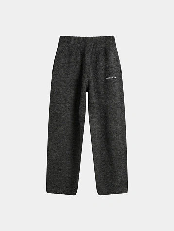 Брюки MKI MIYUKI ZOKU Mohair Blend Knit Wide Charcoal