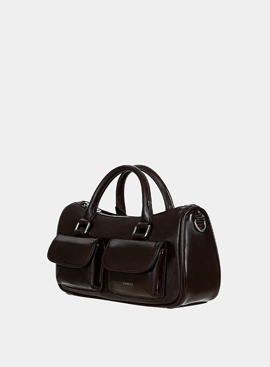 Женская сумка STAND OIL Chubby Half Bag Marron