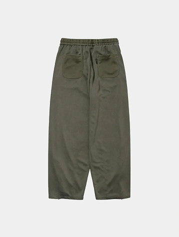 Брюки AJOBYAJO Lace Trimming Track Khaki