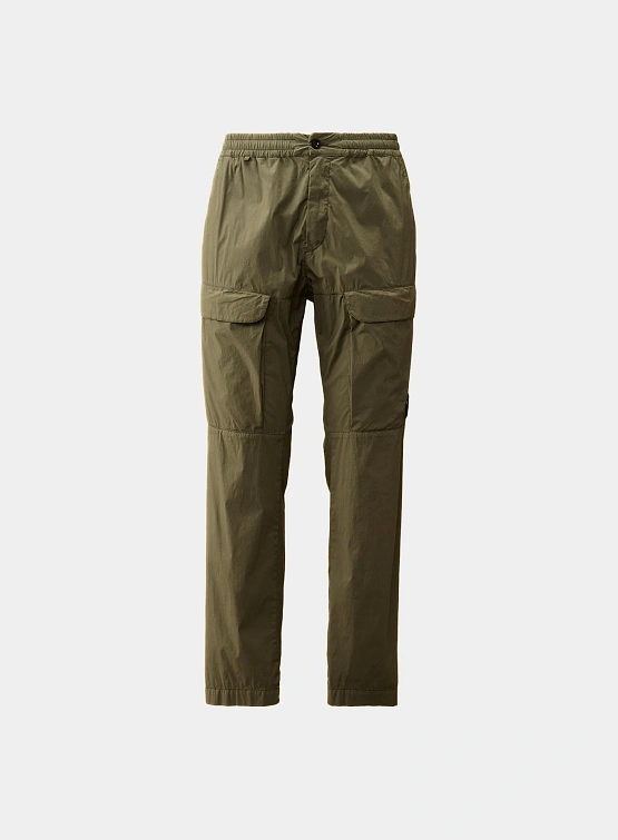 Брюки C.P. Company 50 Fili Stretch Loose Cargo Thyme