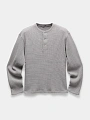 лонгслив coor waffle henry neck grey