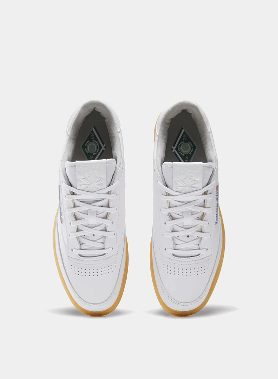 Кеды Reebok Club C 85 Vintage White/Grey/Gum